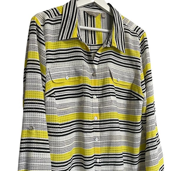 Coral Bay Long-sleeve Stripe Button-down Shirt - Picture 2 of 4